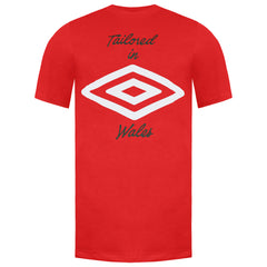 Umbro Tailored In Wales Mens Red T-Shirt