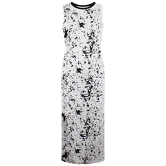 Vans Off The Wall Printed Womens Off White Midi Dress
