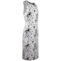 Vans Off The Wall Printed Womens Off White Midi Dress