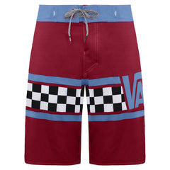 Vans Off The Wall Printed Mens Red/Blue Board Shorts