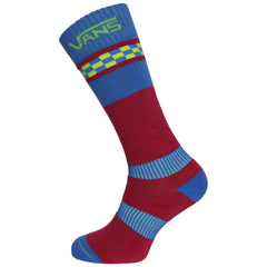 Vans Off The Wall Performance Womens Pink/Blue Socks