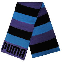 Puma Striped Purple/Black Scarf