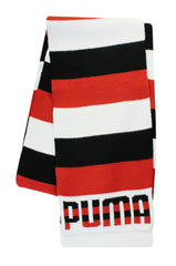 Puma Logo Black/Red/White Scarf