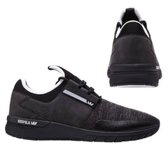 Supra Flow Run Mens Black/Grey Running Shoes