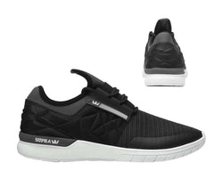 Supra Flow Run Evo Mens Black Running Shoes