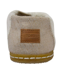 Toms Classic Faux Shearling Womens White Espadrilles