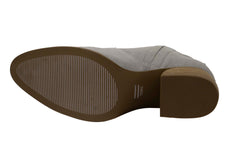 Toms Leilani Womens Grey Heeled Boots