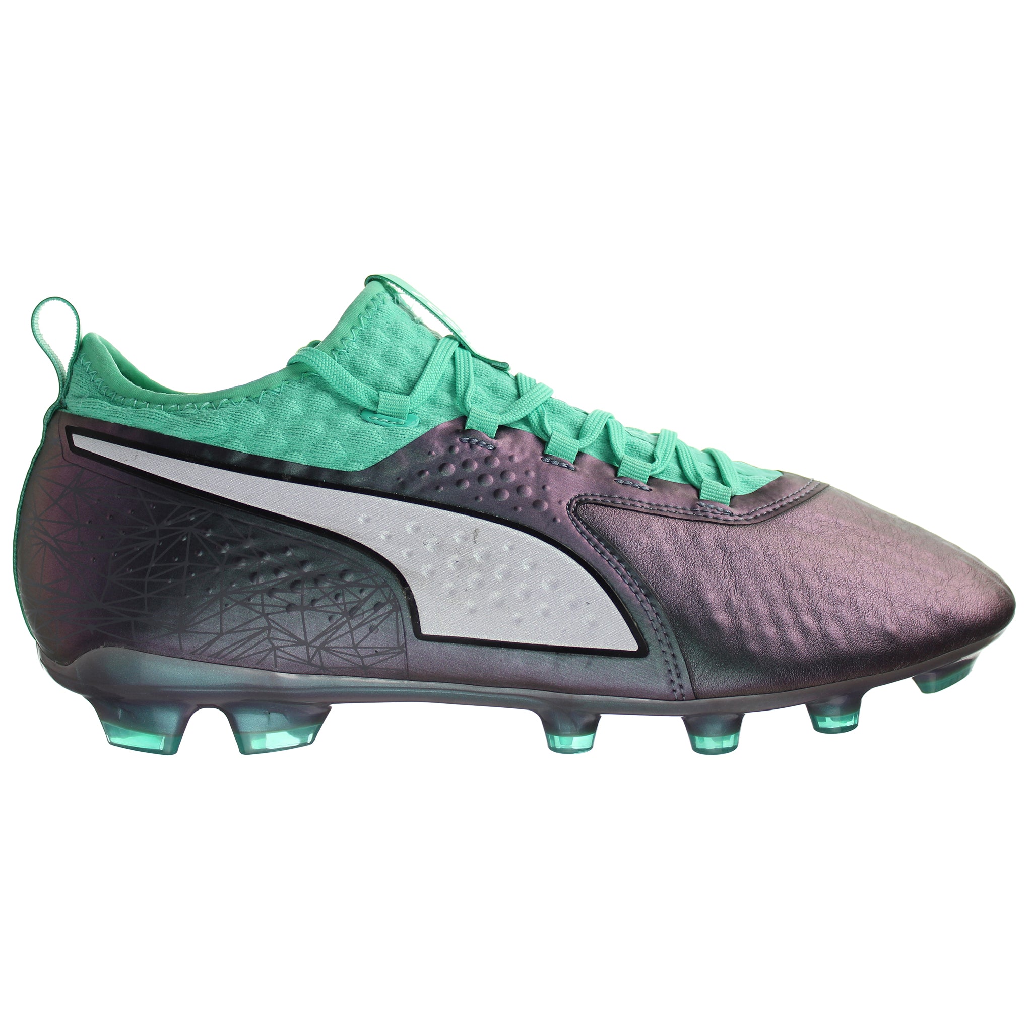 Green Puma One Synthetic PUMA Mens One Cc Firm Artificial Ground