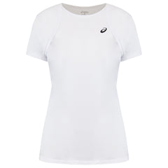 Asics Logo Womens White Tennis Top