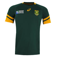 Asics South Africa Rugby SB Home Fan Mens Green T-Shirt