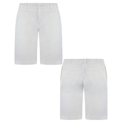 Under Armour 9" Fitted Womens White Golf Shorts