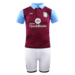 Under Armour Aston Villa FC Kids Home Football Loose Full Kit