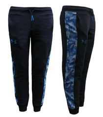 Under Armour Threadborne Printed Kids Navy Track Pants