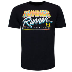 Under Armour Runner Mens Black T-Shirt