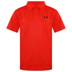 Under Armour Logo Kids Orange Polo Shirt