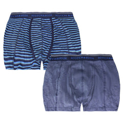 Scotch & Soda 2-Pack Mens Navy Boxer Shorts