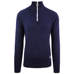 Scotch & Soda Cotton Knit Mens Navy Sweater