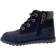 Timberland Pokey Pin 6inch Kids Navy Chukka Boots