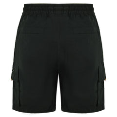 Nicce Meru Reflective Mens Black Cargo Shorts