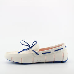 Swims Braided Mens White Loafers