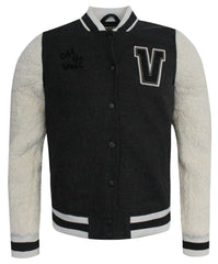 Vans Off The Wall University Mens Black/White Bomber Jacket