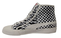 Puma Ibiza Mid Animal Mens White Plimsolls