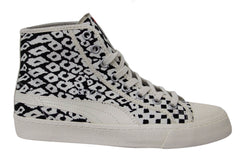 Puma Ibiza Mid Animal Mens White Plimsolls