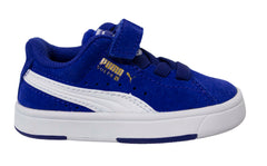 Puma Suede S V Kids Blue Trainers