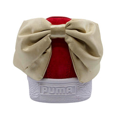 Puma Suede Bow Womens Red Trainers