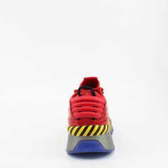Puma RS-0 Dr Eggman Red Leather Mens Lace Up Trainers 368350 01