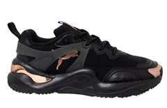 Puma RS Rise Neoprene Womens Black Running Shoes