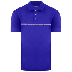Emporio Armani Logo Mens Blue Polo Shirt