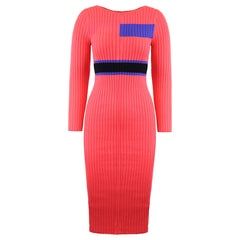 Armani Exchange Womens Pink Sweater Dress