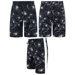 Armani Exchange Tropical Flower Mens Black Shorts