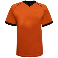 Nike Boys V Neck Training T-Shirt Sports Casual Top Rust 420794 870 XL