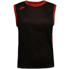 Nike Basketball Crew Neck Sleeveless Dark Red Kids Reversible Vest 431825 648