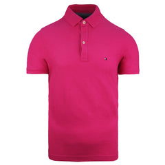 Tommy Hilfiger Mens Pink Polo Shirt