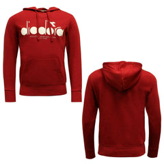 Diadora Sportswear Mens Red Hoodie