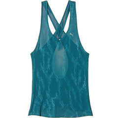 Puma WT Mesh It Up Layer Womens Vest Top Tank Blue 513112 02 DD15