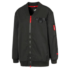 Puma X Adriana Lima Womens Black Bomber Jacket