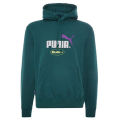Puma x Butter Goods Mens Teal Hoodie