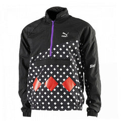 PumaXAlifeArc Savanah Diamond Print Mens Black Jacket