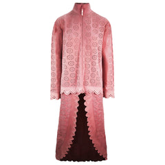 Puma x Rihanna Fenty Womens Pink Jacket With Cape Skirt