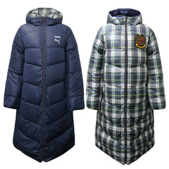 Puma x Fenty Reversible Womens Navy Quilted Coat