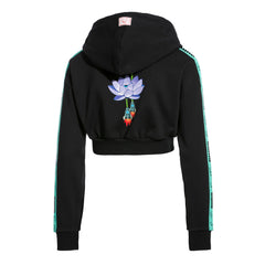 Puma x Sue Tsai Womens Black Cropped Hoodie