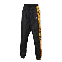 Puma Wild Pack Mens Black Woven Track Pants