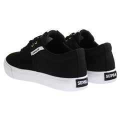Supra Stacks Vulc II Kids Black Trainers