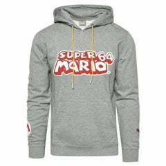 Puma x Super Mario Nintendo Mens Grey Hoodie