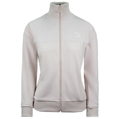 Puma Logo Womens Cream Track Jacket