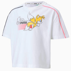 Puma x Sega Sonic Kids White T-Shirt
